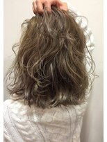 バベル(BABEL Hair Design)&nbsp;【BABEL】ホワイトパールグラデーション＠大生真吾