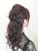 アージュ(Arju)&nbsp;ハーフアップアレンジ♪