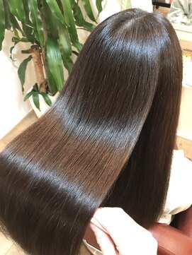 ビッテヘアデザイン(Bitte. hair design) 黒髪ロングストレート サラサラロング