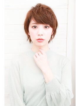 オーシャン(Ocean) ［OCEAN　Hair&Life]レイヤーカット☆カーキベージュ☆