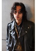 【men’s salon dot. Tokyo】波ウェーブロング×センターパート