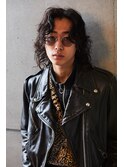 【men’s salon dot. Tokyo】波ウェーブロング×センターパート