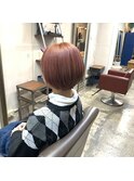 Z「さくらカラーのショートボブ」