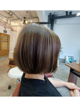 チチヘアーワークス(titi HAIR WORKS) ミニボブハイライト