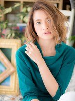 カバーヘア イヴ 戸頭店(COVER HAIR EVE)&nbsp;インナーカラーソバージュ大人Aラインボブh戸頭10代20代30代!