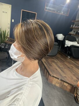 フラット(flat) ぼかしハイライト