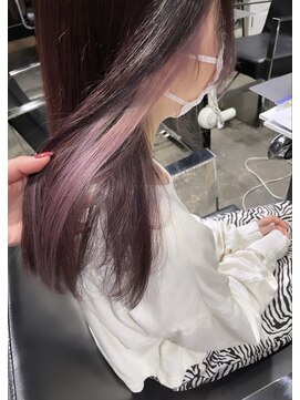 ローリー(Rowlly) "pail pinkなインナーカラー "