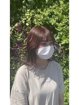 ソイルアヴェダ(Soil AVEDA) 韓国風くびれミディアムピンクブラウン