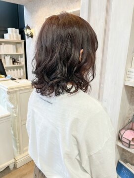 キャアリー(Caary) 福山市美容室Caary人気トレンドパーマ×血色◎ピンクカラー