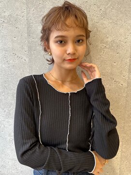アース 三軒茶屋店(HAIR&MAKE EARTH) 三軒茶屋_レディース_ミディアム_ブリーチ_ハイトーン_ボブ_小顔