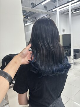 アライブ ハラジュク(ALIVE harajuku) 【ALIVE 夕貴】こだわりのブルーグラデーションカラー