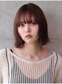 切りっぱなしボブ