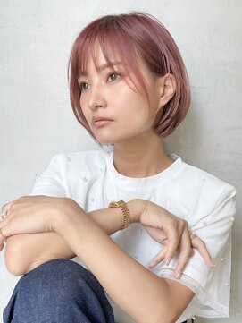 ロンドエニカ 大宮(Lond enika) 前髪カタログアンブレラカラーこなれミディウェーブパーマ大宮