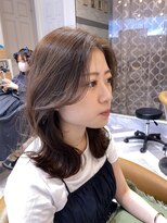 ロンドアベニール 北千住(Lond avenir)&nbsp;メルティカラー似合わせカットウェーブミディアムレイヤーカット