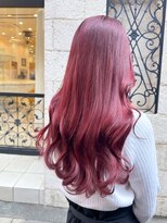 ティンク 横須賀中央(Tink) ブリーチなしワインレッドカラー◎