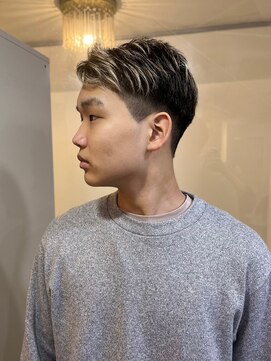 メンズカット バイ ソイクフ(メンズカット by SOY-KUFU) 20代30代40代◎ハイライト刈り上げツーブロックショートヘア