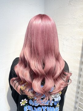 アジールヘア 池袋東口店(agir hair) 人気ハイトーンピンクカラー☆ロングスタイル池袋