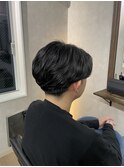 ナチュラルパーマ　メンズ　カット　宇都宮