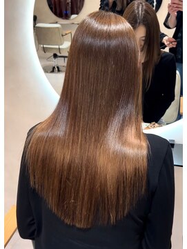 エヌ 大阪梅田店(enu) 【大阪梅田】髪質改善ストレート×グレージュカラー