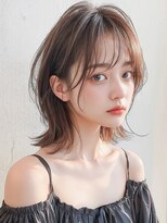 モッズヘア 上尾西口店(mod's hair) 抜け感2wayバングウルフカットくびれミディp1上尾20代30代40代