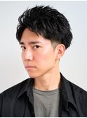 men's/メンズ/スパイキーショート/フェード/ニュアンスパーマ
