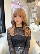 【顔まわりカット前髪カット】で顔まわりのコンプレックスを無くします★［岡山／ダブルカラー韓国へア