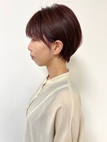 ヴィーヴォ 深江橋店(VIVO) 【VIVO】耳掛けマッシュショート 丸みショート フーシャピンク