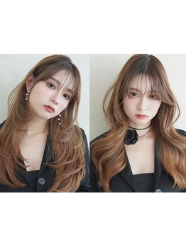 小顔見せ効果抜群の一人ひとりに合った顔まわりレイヤーカット♪【梅田/レイヤーカット/韓国風/髪質改善】