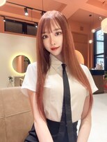 モアナ バイ ラナ 上小田井(MoanA BY LANA)&nbsp;ハイトーンカラー　シールエクステ　ブリーチ　ピンク