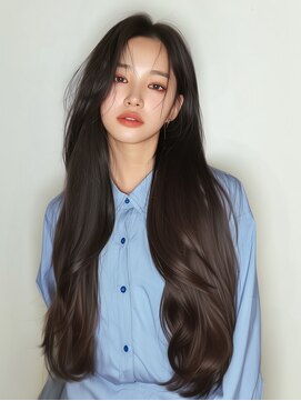 ラベストクズハ(LOVEST KUZUHA) ロングレイヤー/レイヤーカット/韓国風ヘア/ハッシュカット
