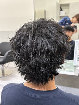 ビカムメンズヘアー 栄店(become men's hair) 大人ウルフパーマ/サーフカール/名古屋栄メンズパーマ