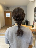 ソルト 舞鶴店(Salt)&nbsp;お呼ばれアレンジ/編みおろし/結婚式/うなじ脱毛/20代/30代/40代