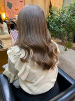 チャプター 問屋町(chapter)&nbsp;髪質改善トリートメントミルクティベージュ韓国ヘアダブルカラー