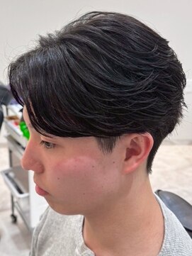 ダズルヘアーブラスト(DAZZLE hair BLAST) 名古屋本山フェザーパーマ/センターパートニュアンスパーマ眉毛