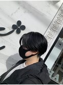 レディース×刈り上げセンターパート