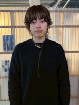 PARKiiiNG 心斎橋　ブリーチ/ダブルカラー/パーマ/メンズ【パーキング】&nbsp;ニュアンスパーマ