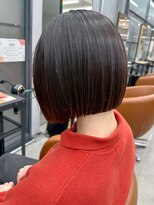 ケーツー エム 京都ラクエ(k-two emu) ミニボブ*切りっぱなしボブ*ぷつっとボブ*黒髪*髪質改善