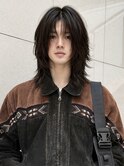 メンズロング/レイヤーカット/ウルフカット/ニュアンスパーマ