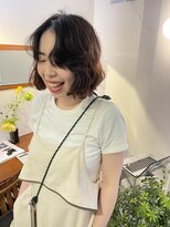 ゾーイ ケゴ 天神今泉(ZOEY kego)&nbsp;クセ系風ボブパーマ