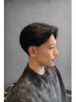 ワンワンオー バーバーショップ 長浜店(@110 BARBER SHOP)&nbsp;ナチュラルな毛流れで魅せる、大人の洗練ショート