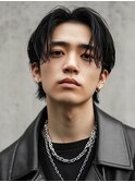 韓国 センターパート マッシュ カルマパーマ ニュアンスパーマ