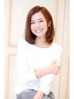 美容室 パルス 静岡鷹匠店(PALS)&nbsp;あか抜けフェミニンは鎖骨ナチュセミディで決まり！