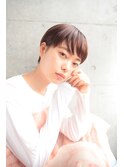 べリーショート アースカラー ワイドバング 中目黒 代官山 渋谷