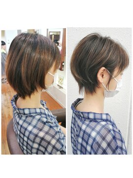 フラワーズビィーオーディー(FLOWERS BOD) 可愛すぎないメリハリショート!