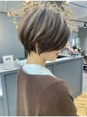 #ショートヘア　#大人ショート　#イルミナカラー