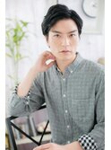 デキる男の◎アシンメトリーツーブロックショートc1