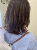 オリーブベージュ髪質改善ココアブラウン大人ハイライト