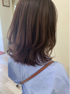 ネオリーブウリ 二子玉川店(Neolive uri) オリーブベージュ髪質改善ココアブラウン大人ハイライト