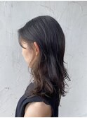 インナーカラーブリーチ無し