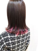 モリオ フロム ロンドン イオンモール 熊本店(morio FROM LONDON)&nbsp;【morio熊本】ピンクインナーカラー.F